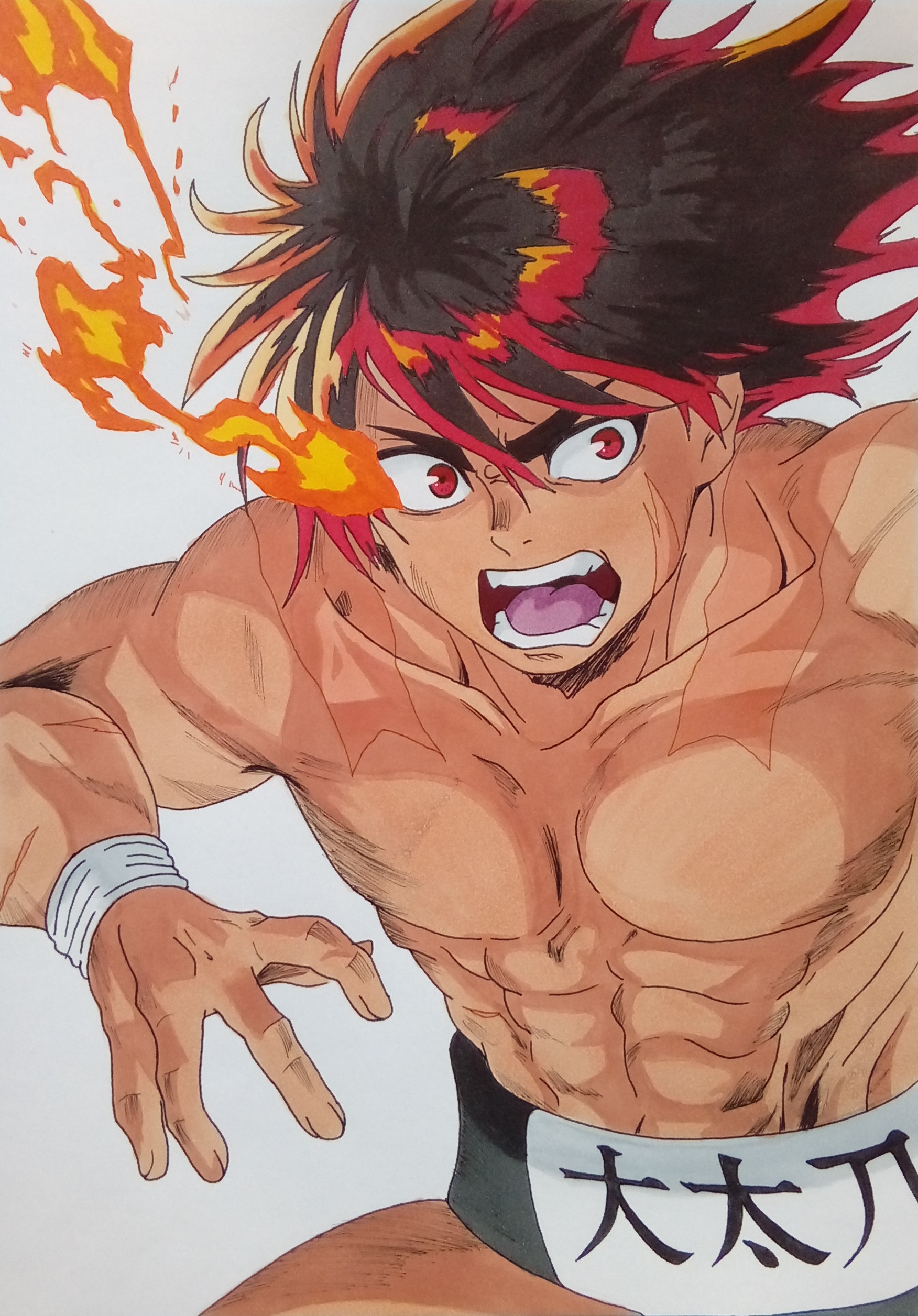 hinomaru zumou original and clean by FedeXX58 on DeviantArt