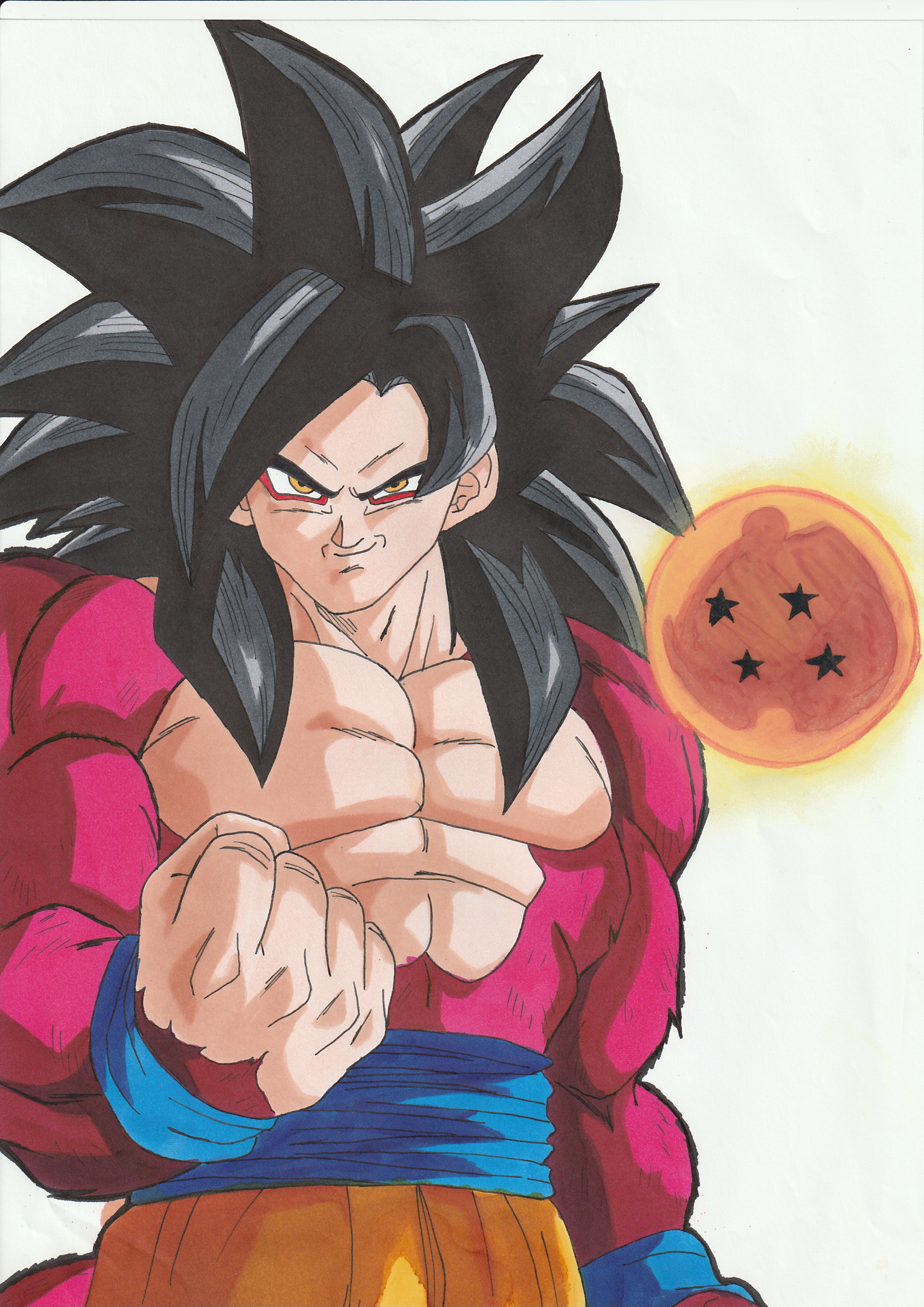 Goku Ultra Instinto (Goku Ultra Instinct) by canaldesenhando on