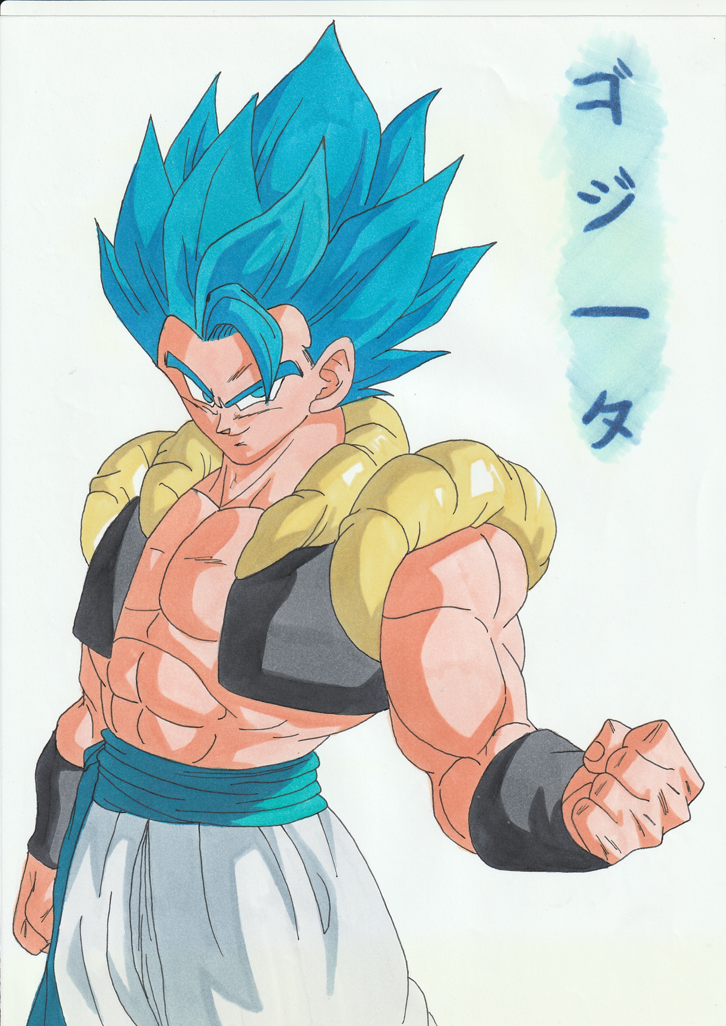 Speed Drawing - Gogeta Blue [DRAGON BALL SUPER: BROLY] 