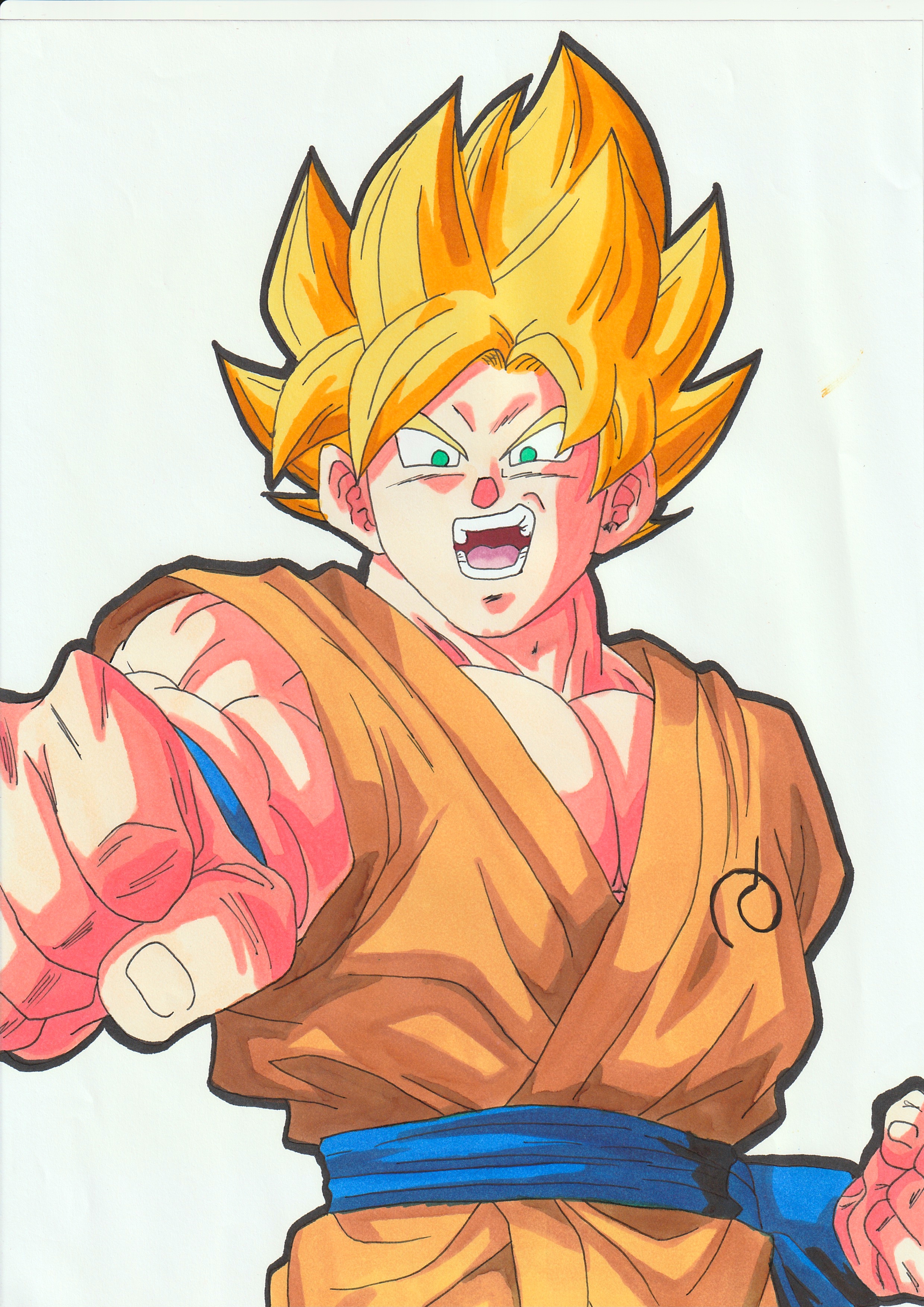 daekim_26 on X: Son Goku (Ssj2) A super saiyan that has ascended past a  super saiyan. - #dbz #dbs #dbsuper #dragonballz #dragonball  #dragonballsuper #anime #animeart #fanart #dbzfanart #art #sketch  #digitalart #digitalsketch #artist #