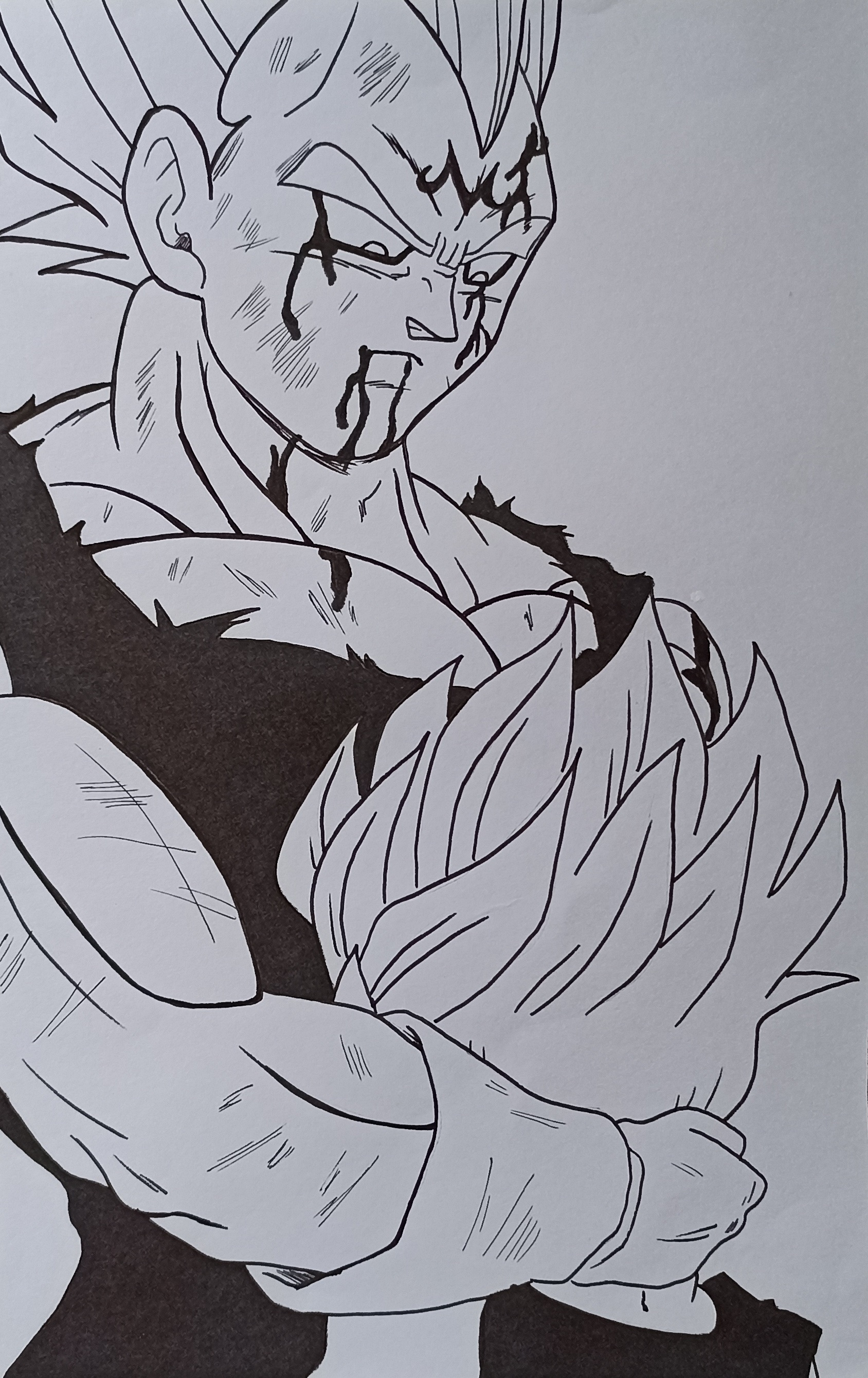 Trunk Inkober Inktober 2021 Day 3 | Majin Vegeta and Trunks by Daisuke-Dragneel on ...