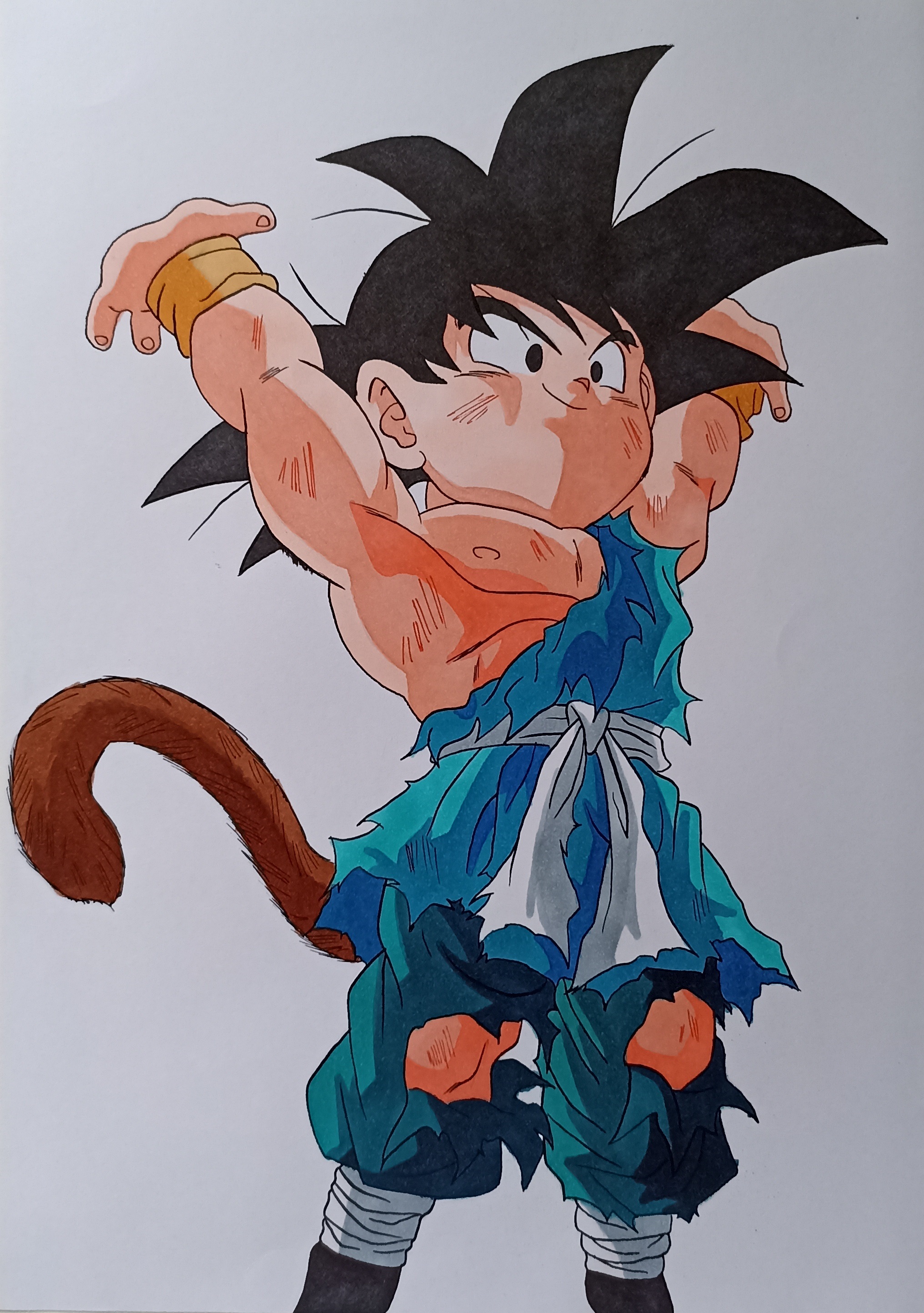 db gt goku  Dragon ball, Anime, Kid goku