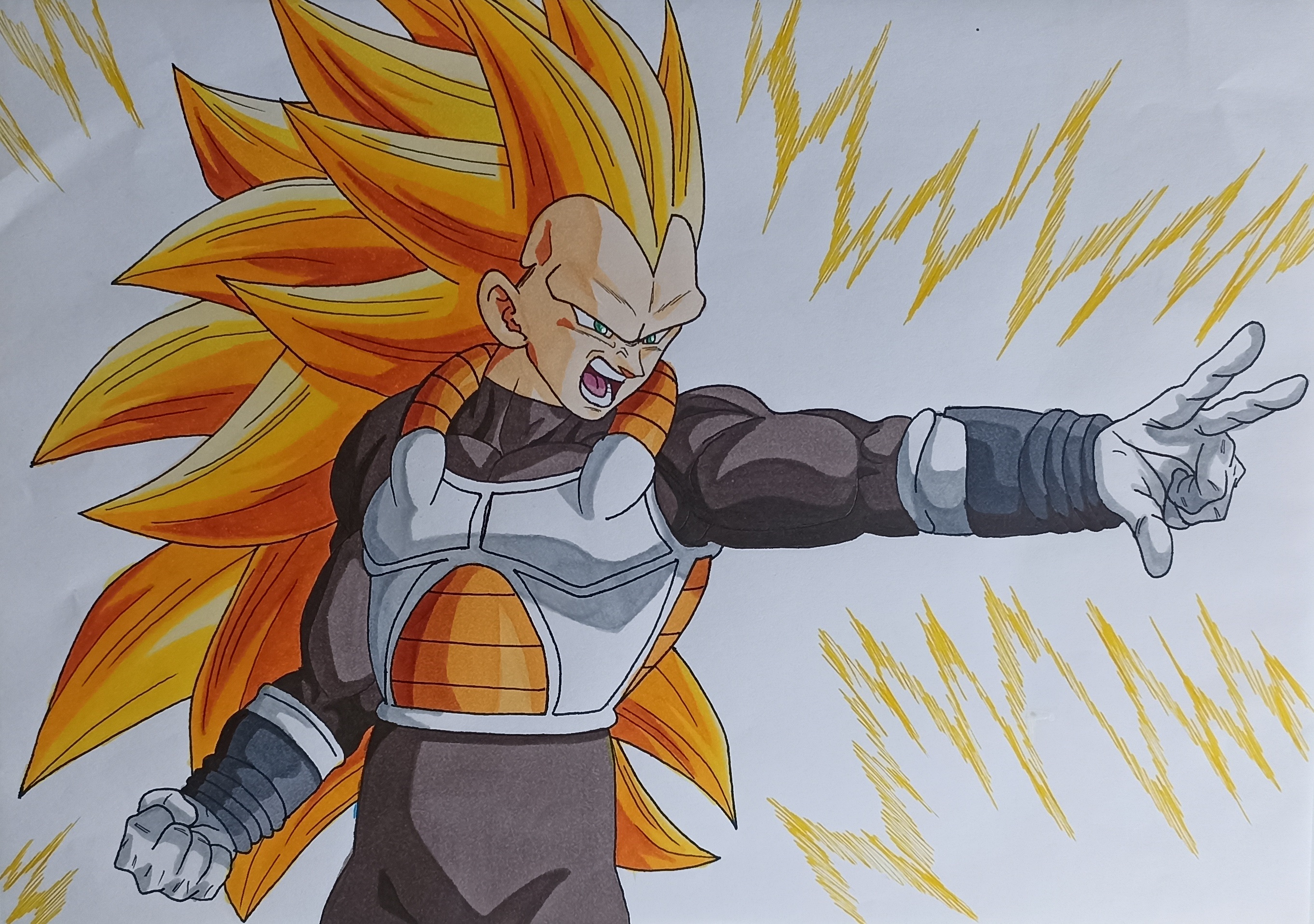 Goku Ultra Instinto (Goku Ultra Instinct) by canaldesenhando on