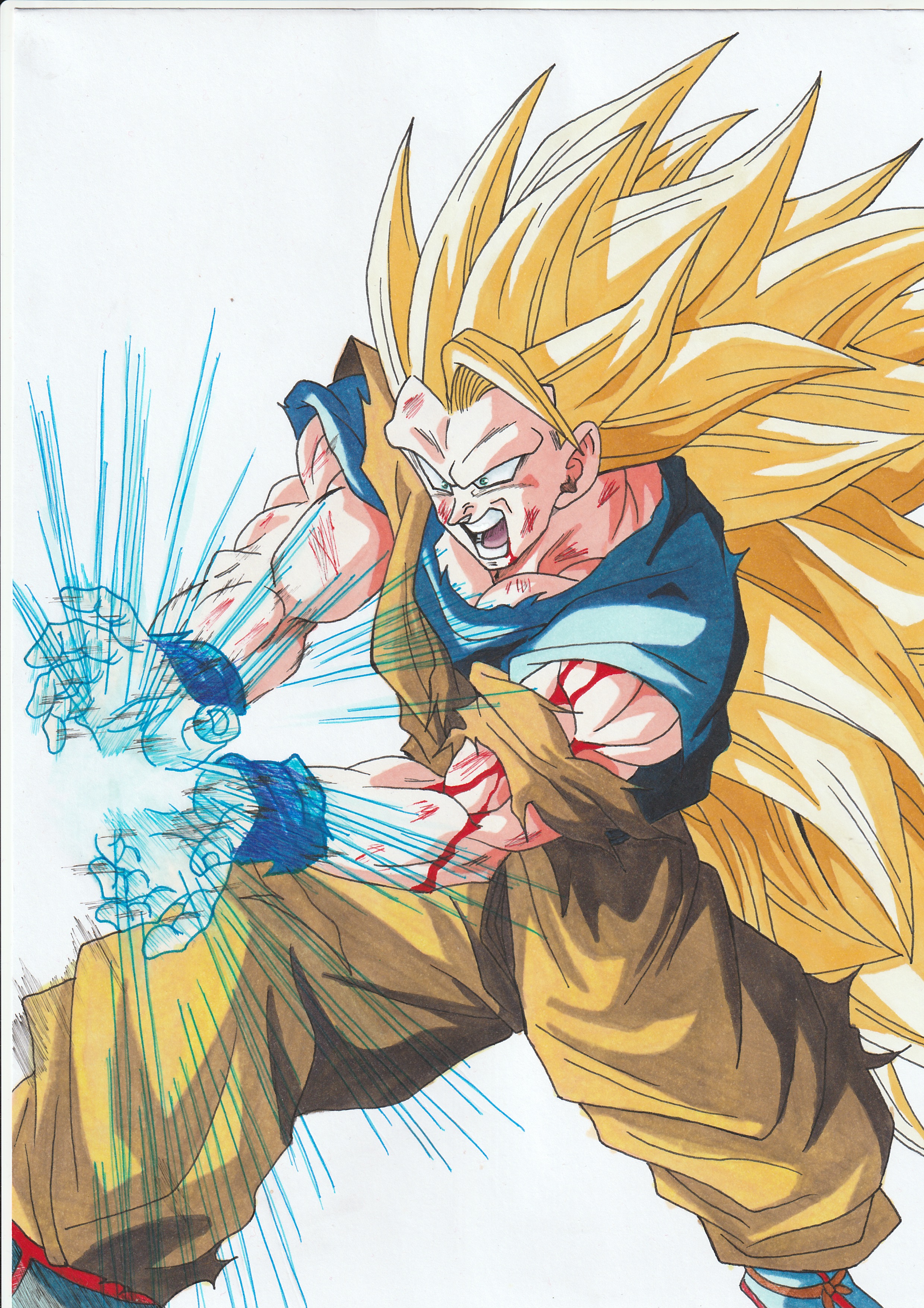 Goku Super Saiyan 3 by Daisuke-Dragneel on DeviantArt