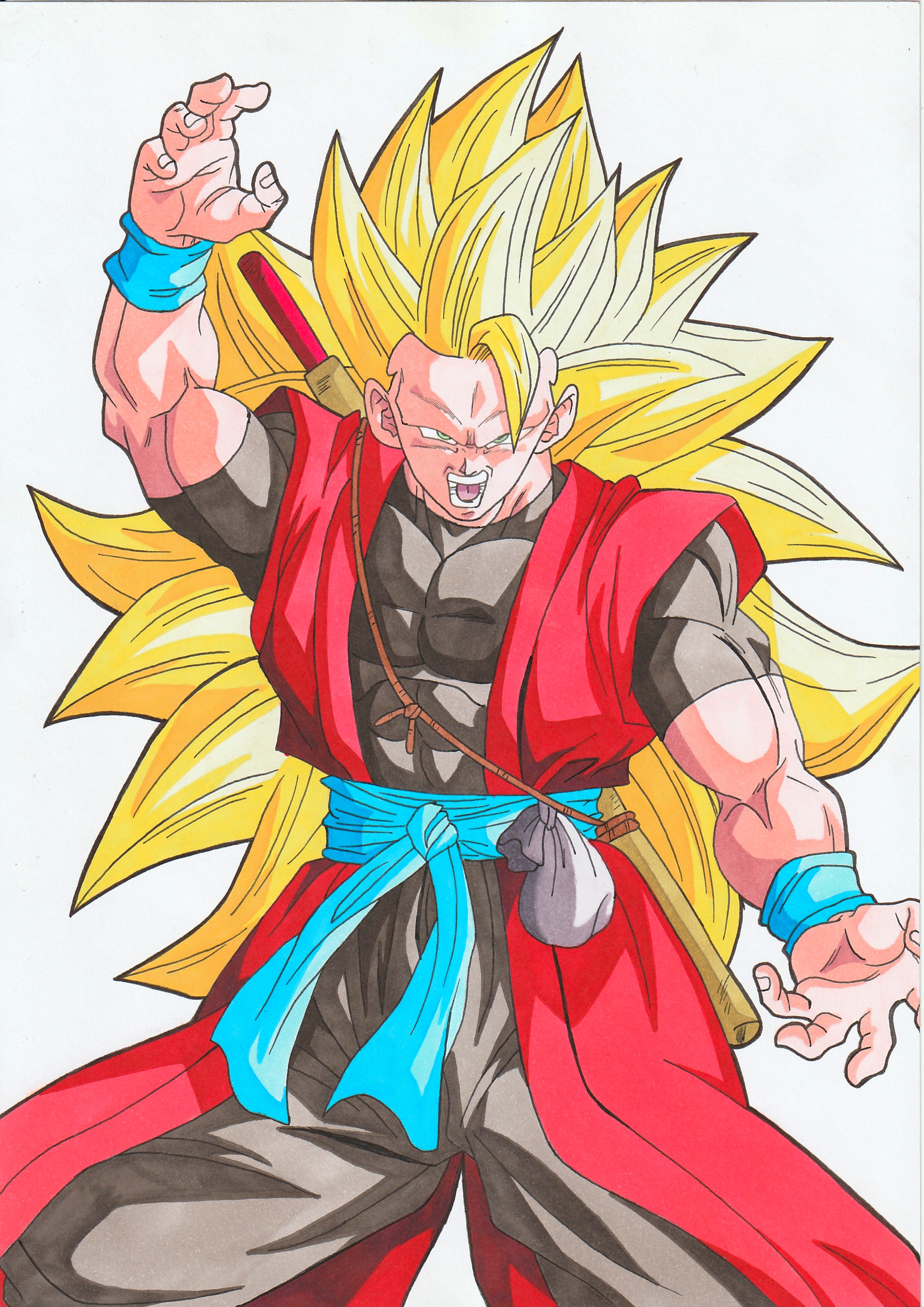 Goku Super Saiyajin 3 by Arbiter720 on DeviantArt