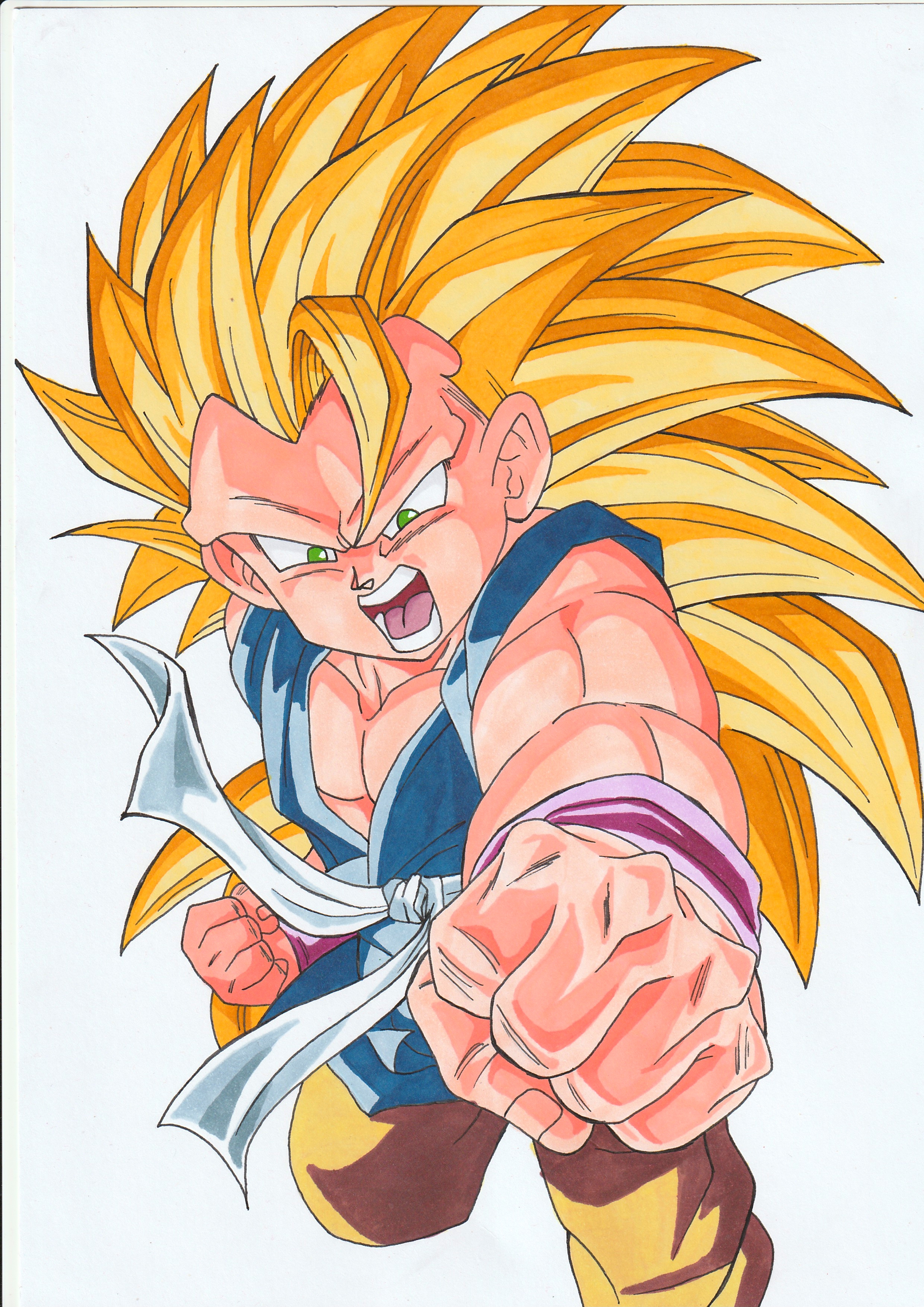 Goku Super Saiyan 3 by Daisuke-Dragneel on DeviantArt