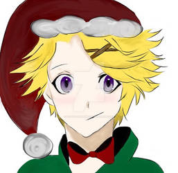 Yoosung Christmas Card #DeviantartHolidayCard2016