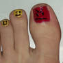 Emoticon toes