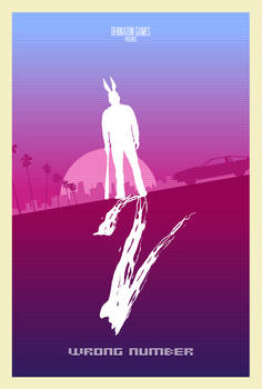 Hotline Miami 2 Wrong Number Minimal Poster