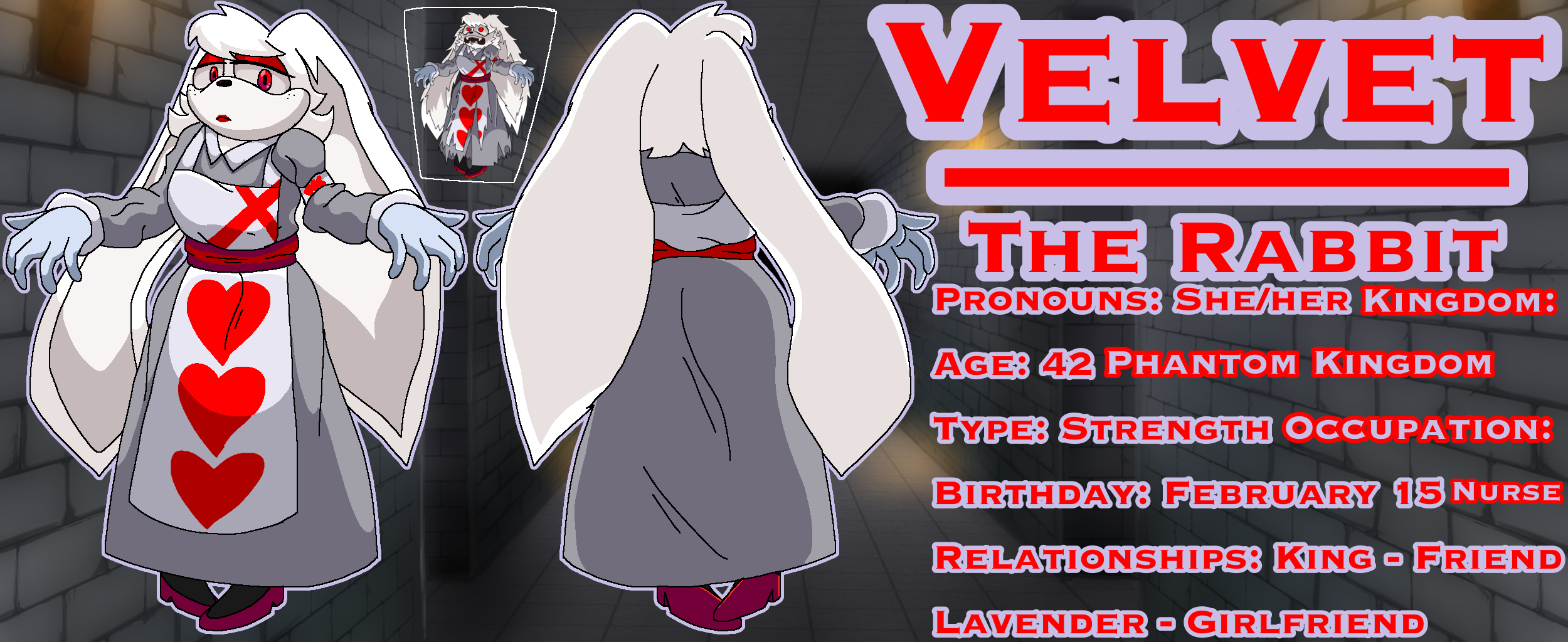Velvet File Characters Velvet the Rabbit character sheet by SybarSpace on DeviantArt