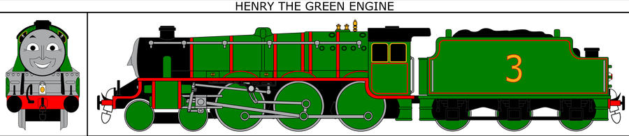 Henry the Green Engine Portrait by MikeD57s on DeviantArt