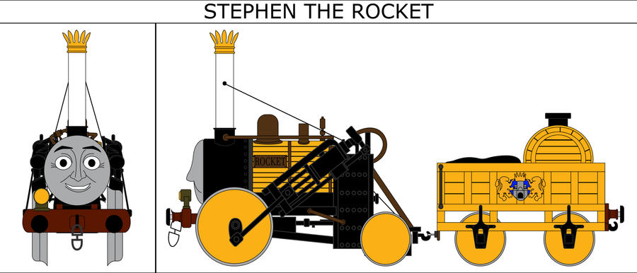 Stephen the Rocket Portrait by MikeD57s on DeviantArt