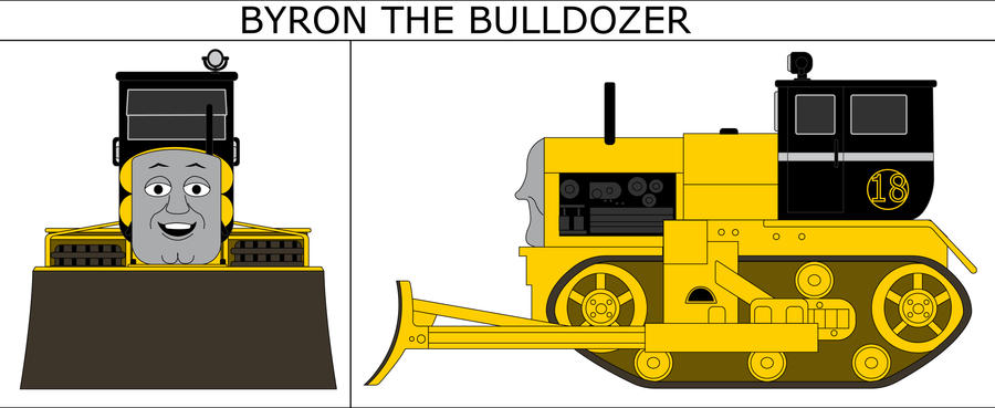 Byron the Bulldozer Portrait by MikeD57s on DeviantArt