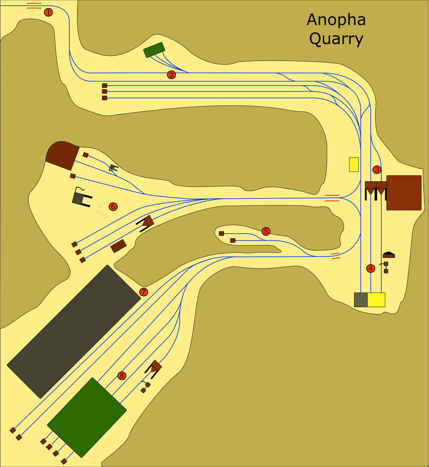 Sodor Track Map Island of Sodor Maps-Anopha Quarry by MikeD57s on DeviantArt