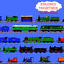 Engines Together-Sodor's Finest Cast Poster