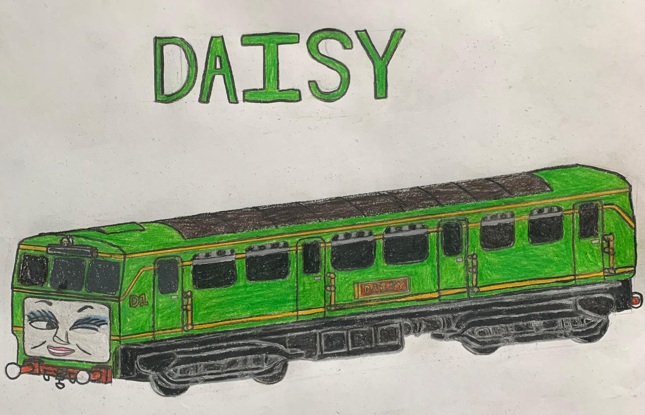 Daisy the Diesel Railcar Drawing by MikeD57s on DeviantArt