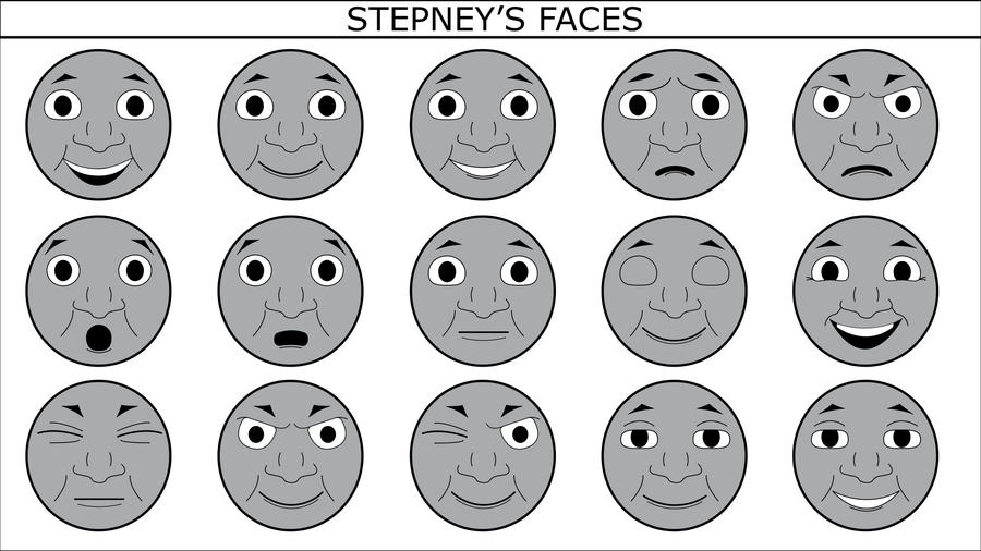 Stepney the Bluebell Engine Face Masks by MikeD57s on DeviantArt