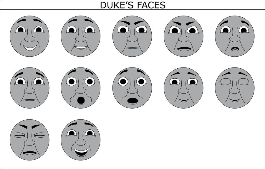 Duke the Graceful Engine Face Masks by MikeD57s on DeviantArt
