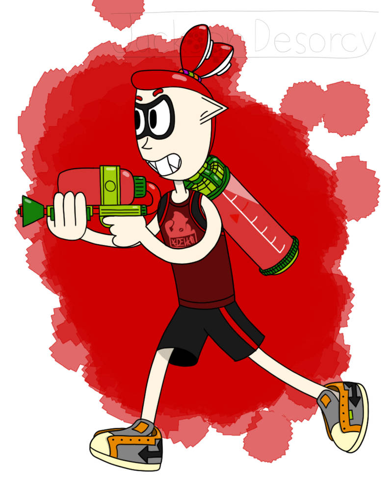 Me as an Inkling by jacksondesorcy on DeviantArt