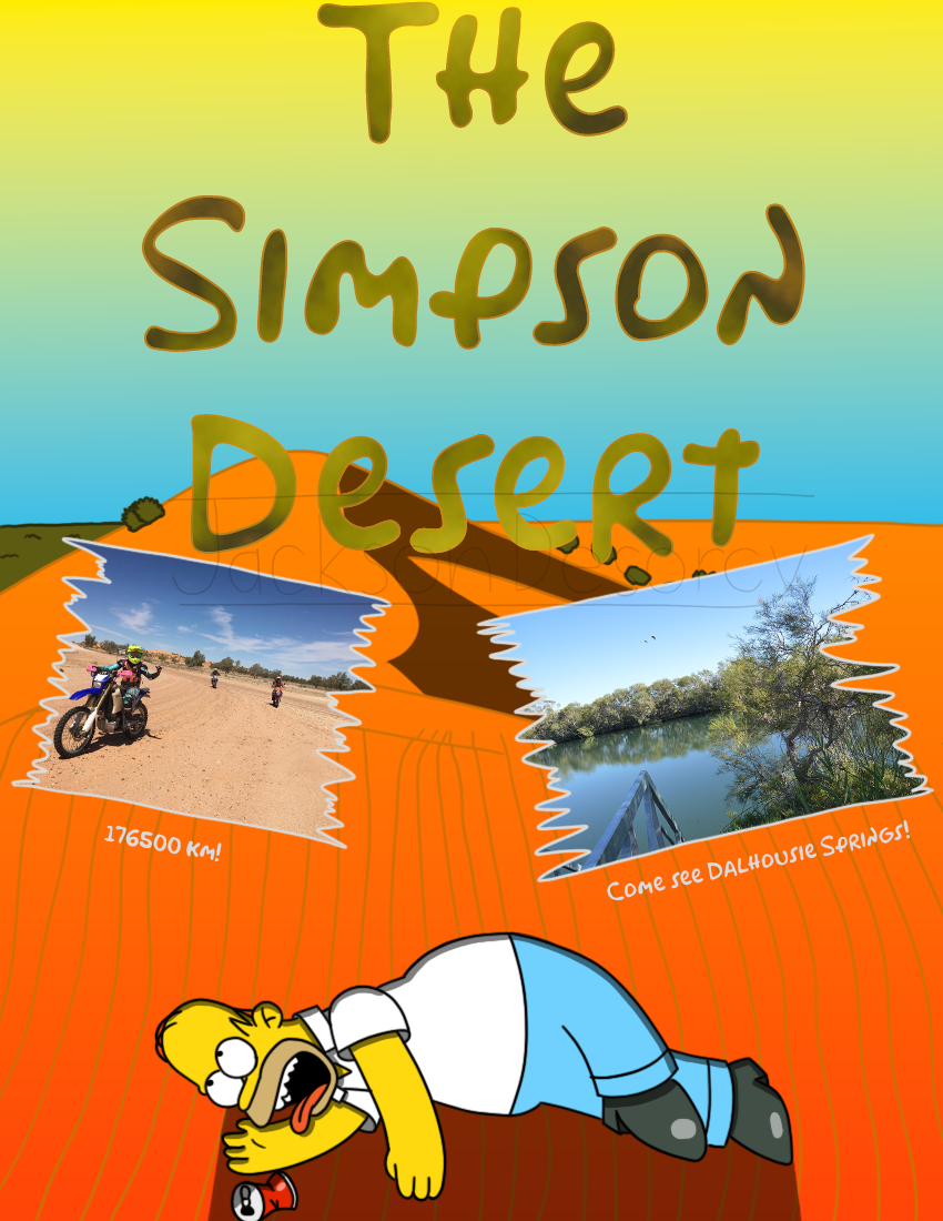 Simpsons Desolate Simpson Desert Dunes Poster by jacksondesorcy on DeviantArt