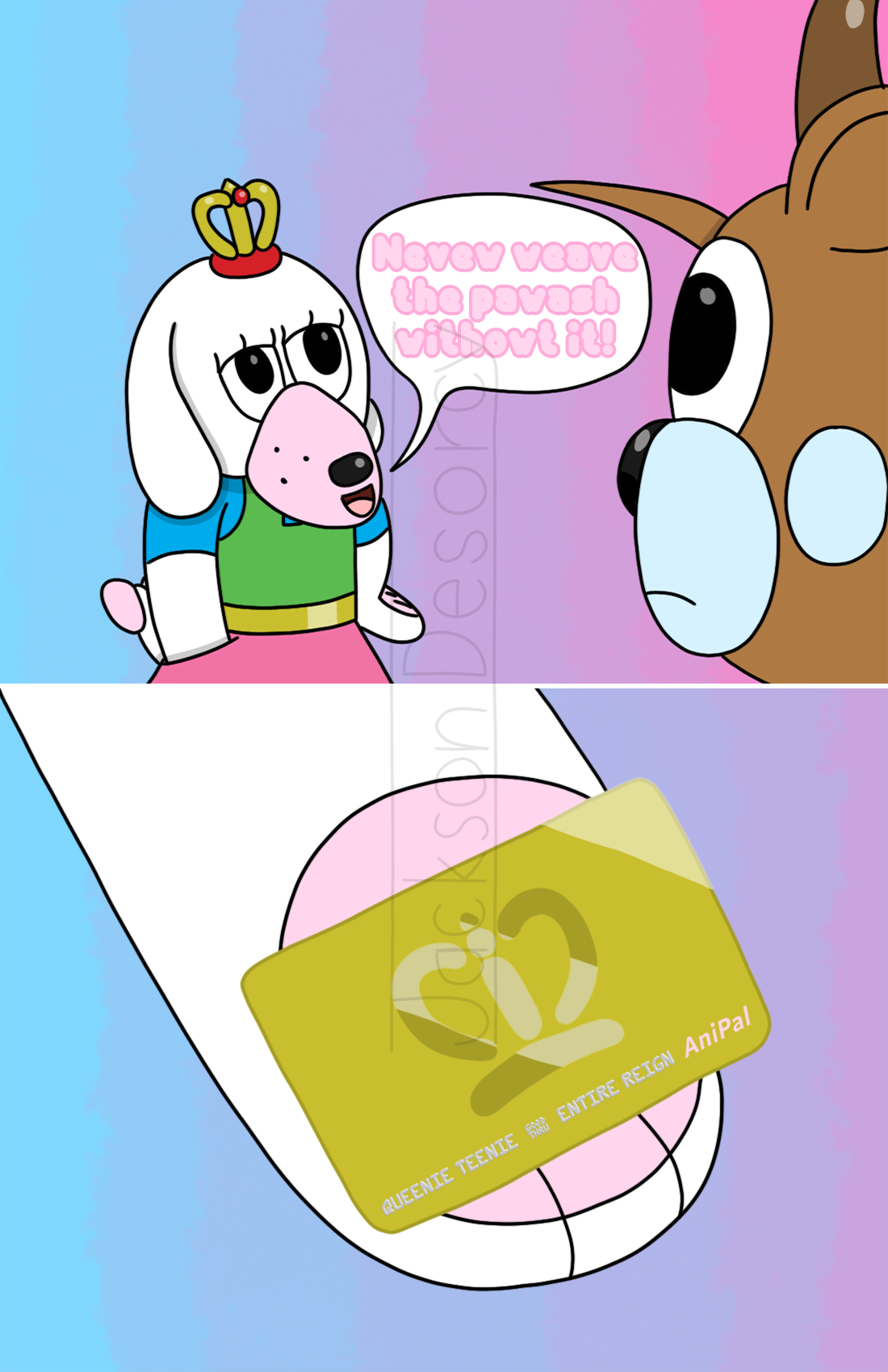 The Royal Credit Card - Comic