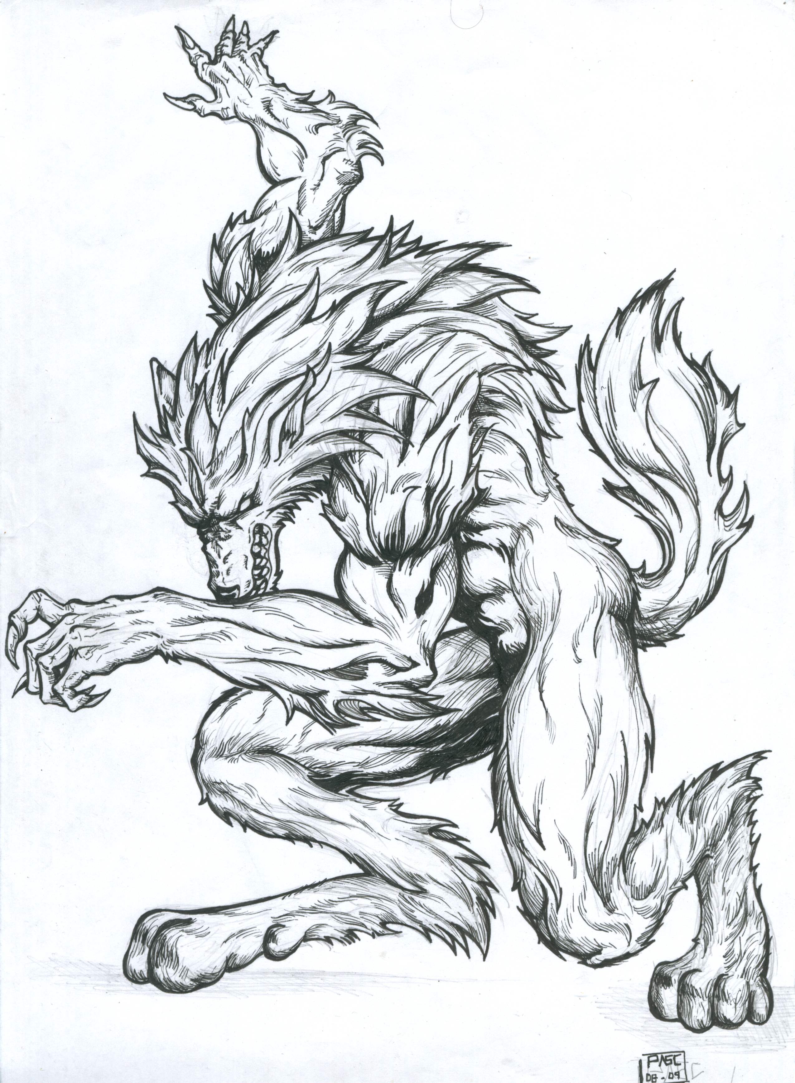 Werewolf sketch