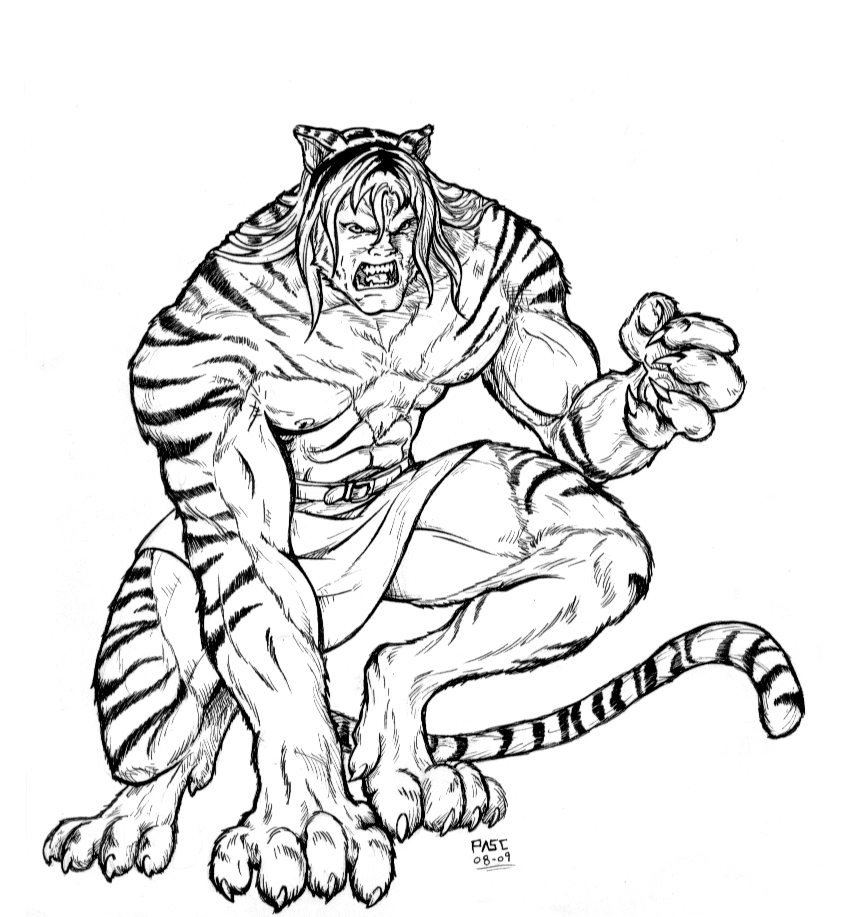 Tiger Line Art by WeathermanWeathers on DeviantArt