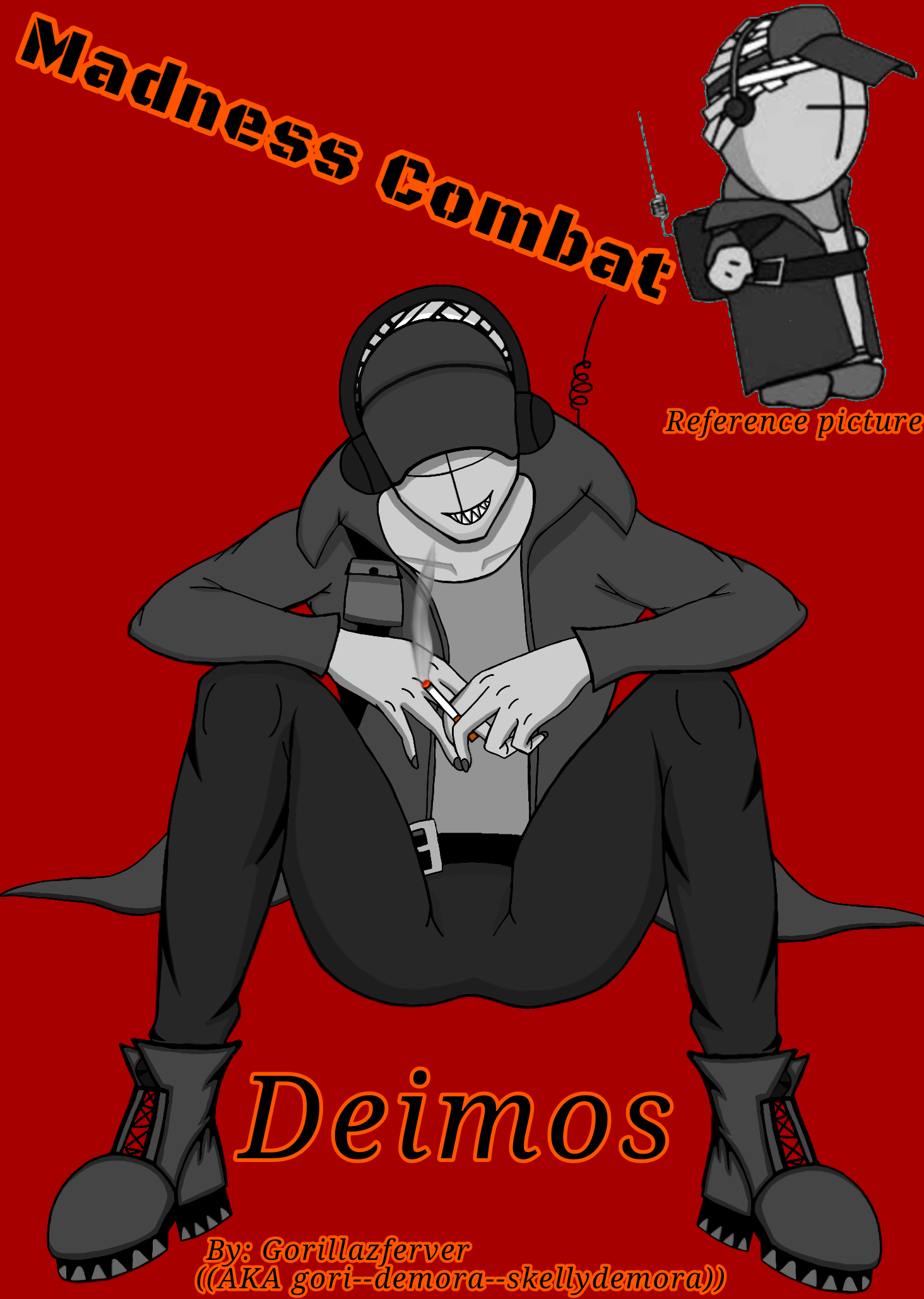 Doodle of Deimos(Madness Combat) by Gorillazferver on DeviantArt