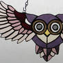 Peek-A-Boo Purple Owl