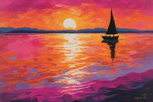 Sailing into a Sunset Dream