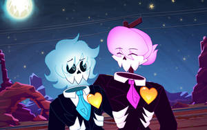 Lew and Mizu (Mystery Skulls)