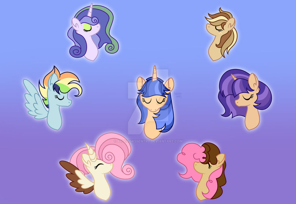 MLP next gen / mane 7 by AsterisksSentry on DeviantArt