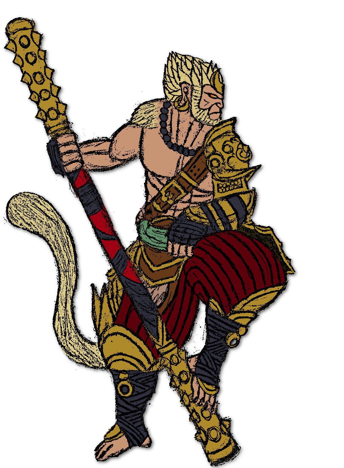Scribbly Art Sun Wukong By Kill3rcreeper72 On Deviantart Scribbly Art Sun Wukong By Kill3rcreeper72 On Deviantart