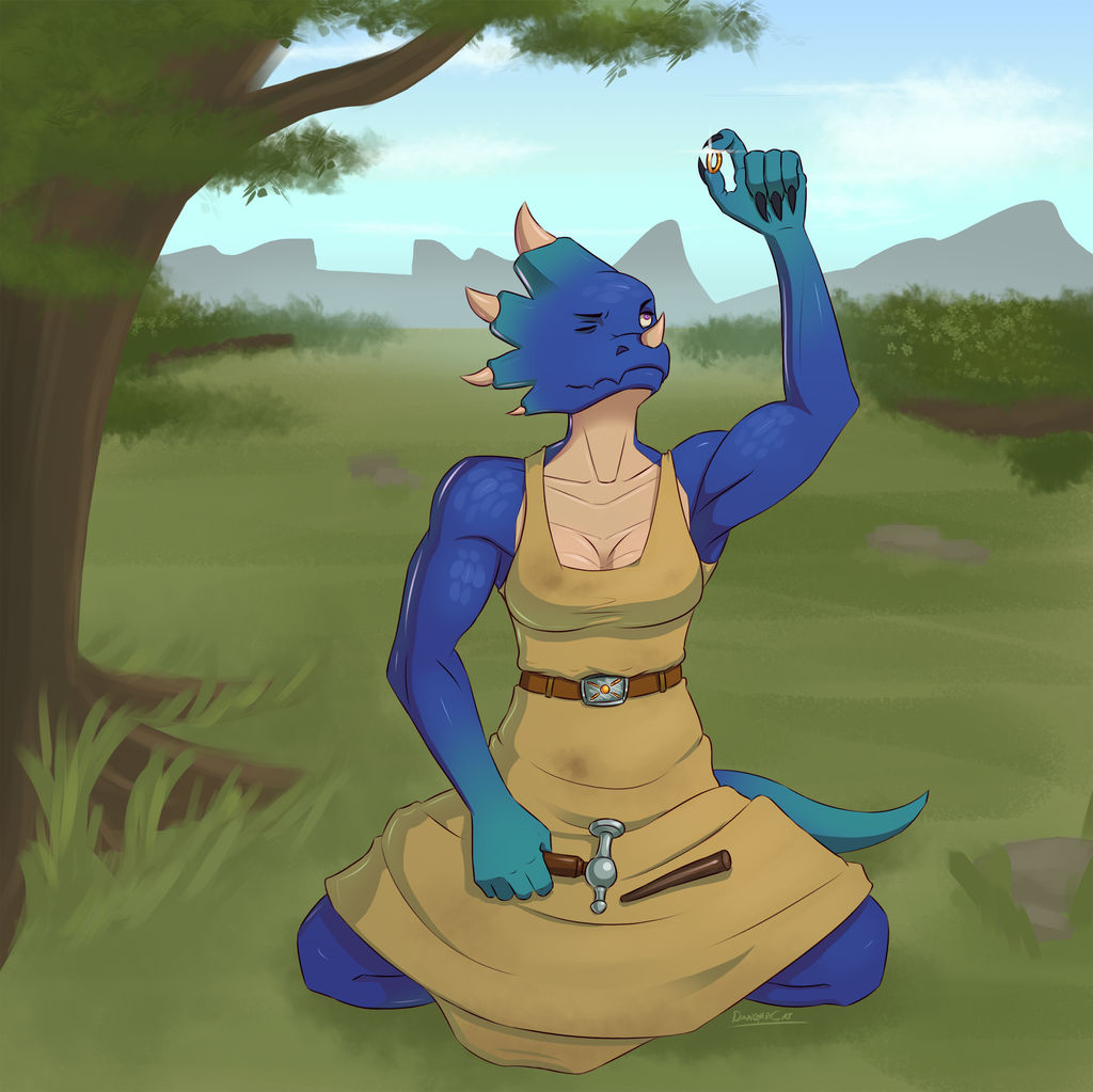 Commission - Zala, Jewelcrafter by TheDangerCat