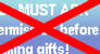 Permission For Gifts Stamp