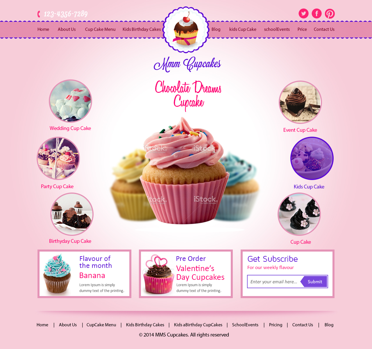 Cake Home меню