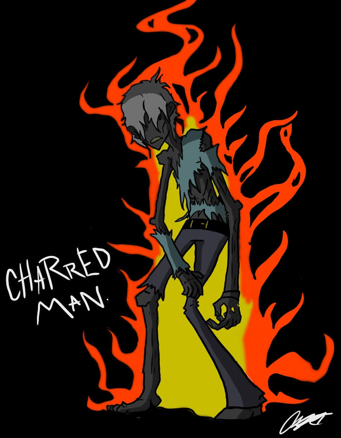 Charred man by mypassdude on DeviantArt