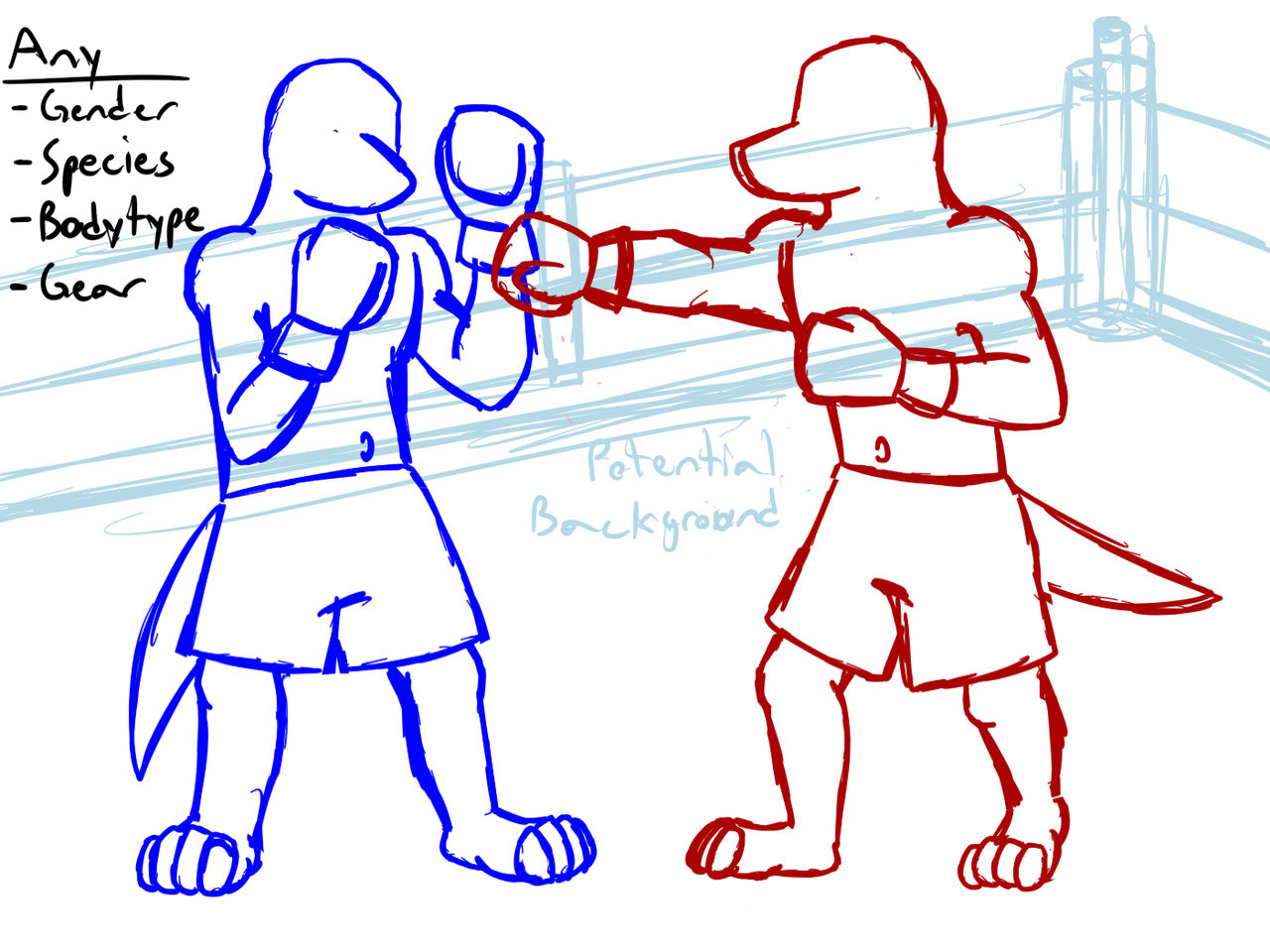 Boxing YCH (CLOSED)