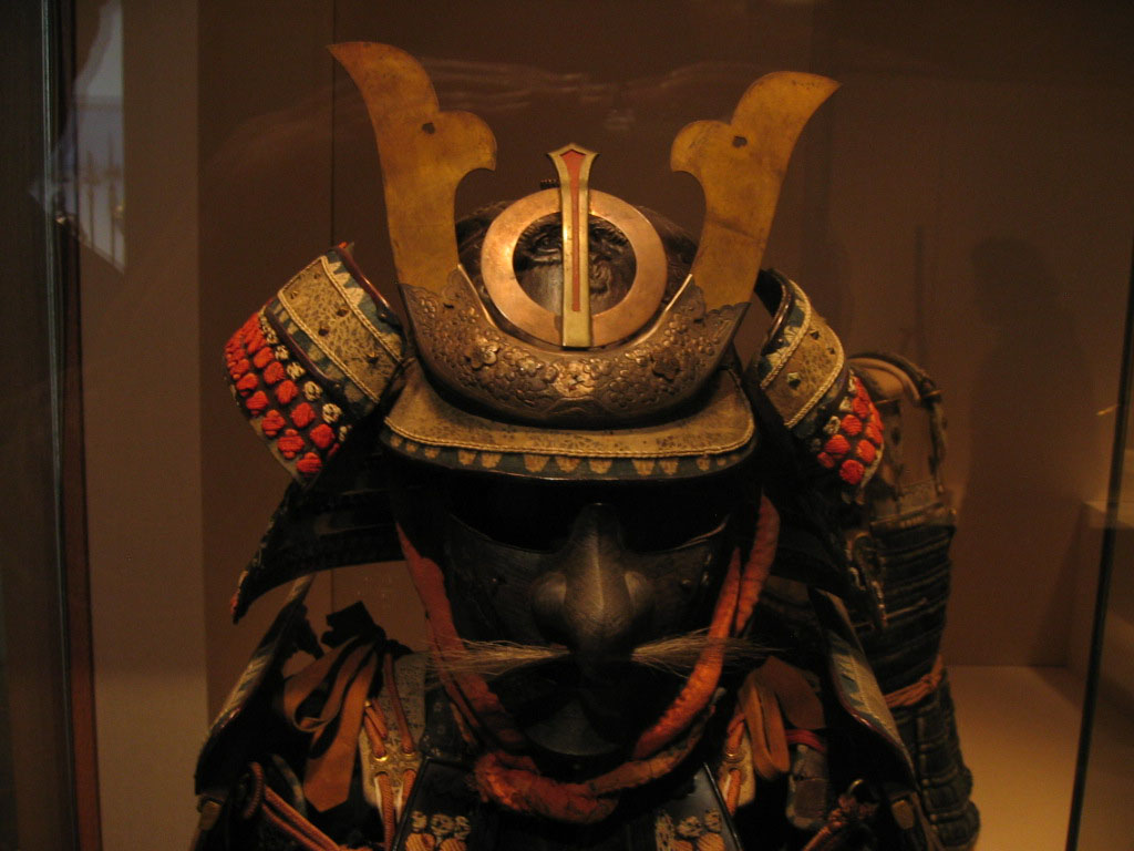 Decorated Helmet and Mask