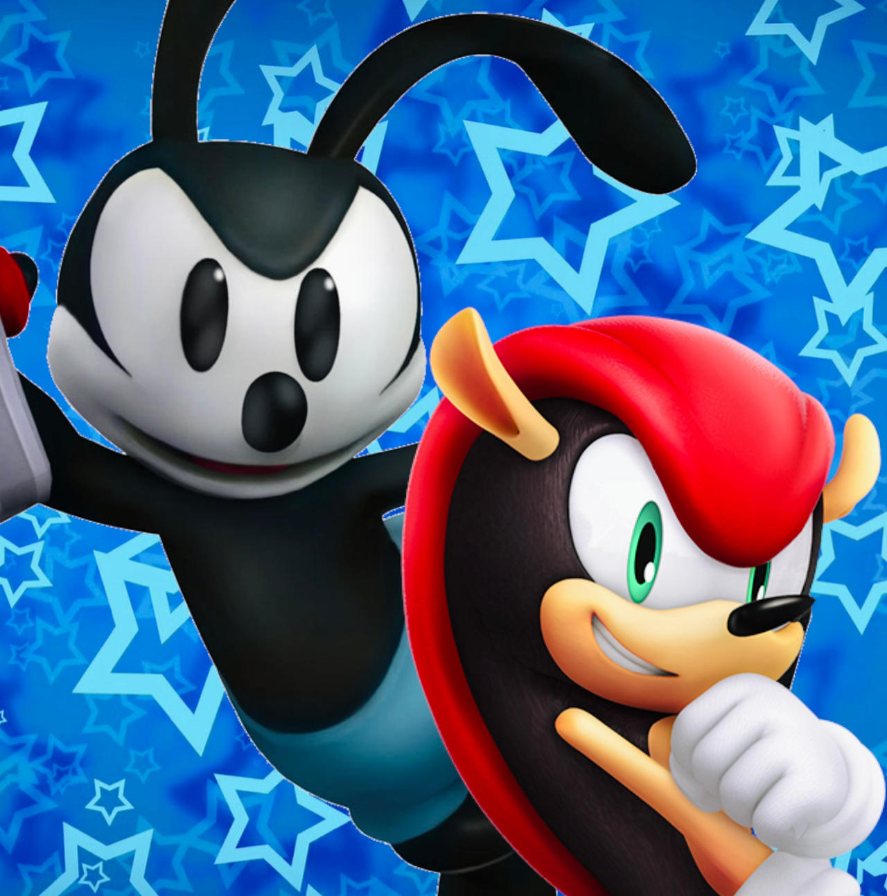 Oswald The Lucky Rabbit VS Mighty Armadillo PFP by NintendGod29 on