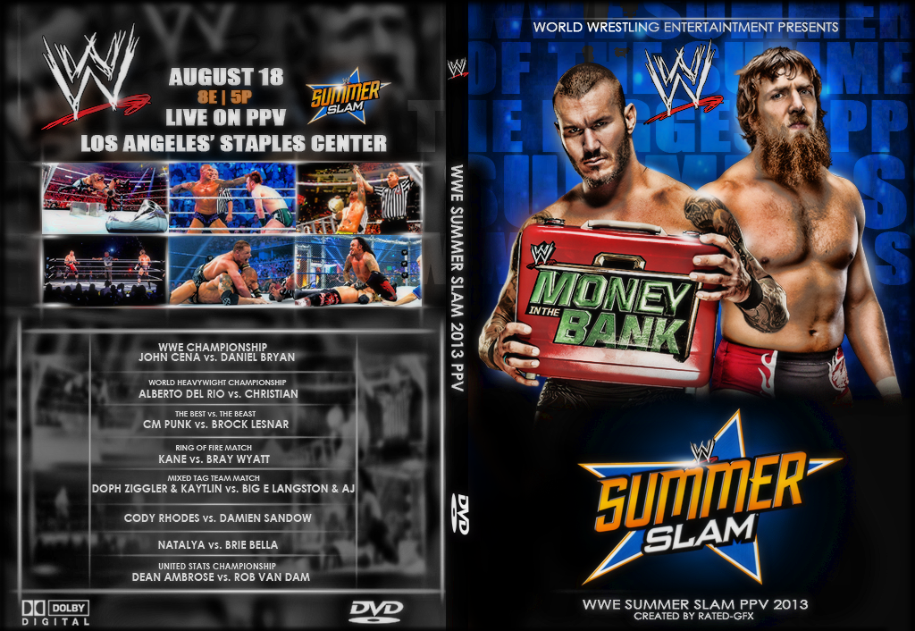 WWE Summer Slam 2013 DVD Cover