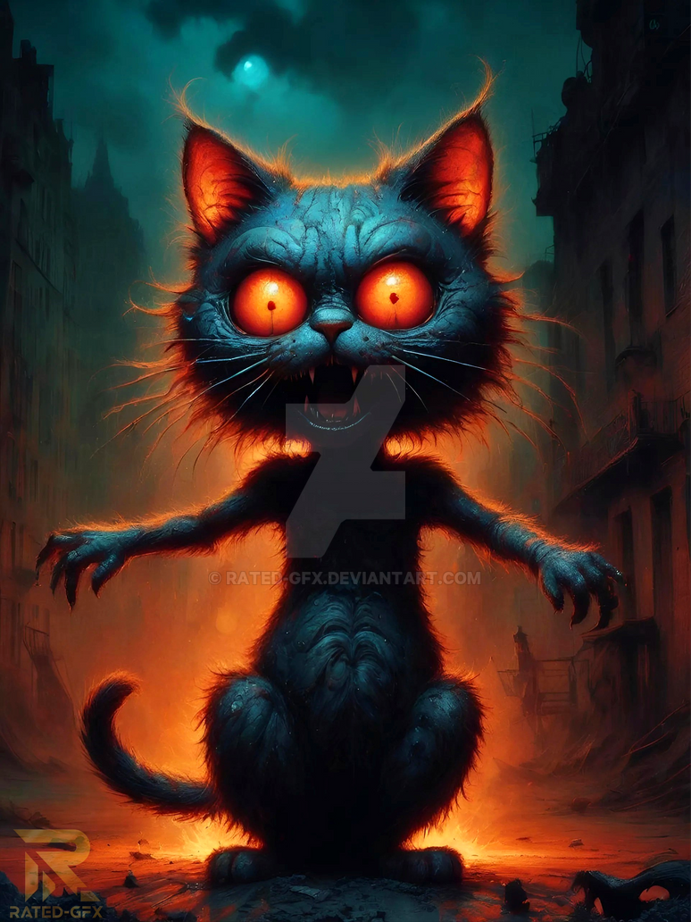 Dirty Rotten Rust Cat by RaTeD-GFX on DeviantArt