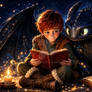 Hiccup tells night fury goodnight story - Updated