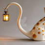 Ceramic whispers, lantern shines