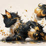 Grace rests in gilded stillness