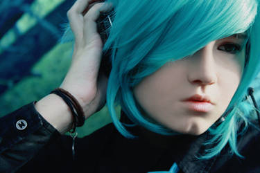 Cosplay Hatsune Mikuo.