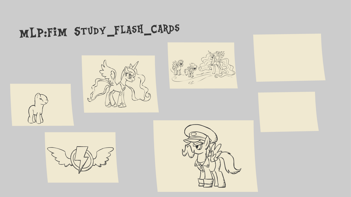 MLP_Study_Flash_Cards. by PixlrArts-Studio on DeviantArt