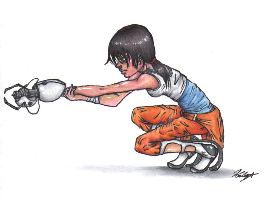 Chell by xXInvader-HaleyXx on DeviantArt