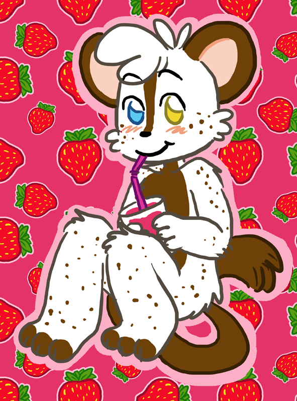 Strawberry Juice Donney by Naoru