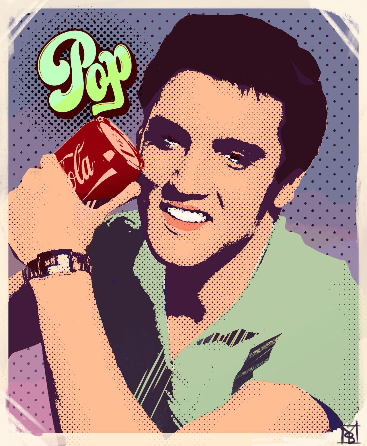 Pop art Elvis by seervidae on DeviantArt